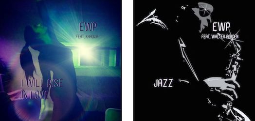 East West Poets I Will Rise In Love and Jazz CD Covers